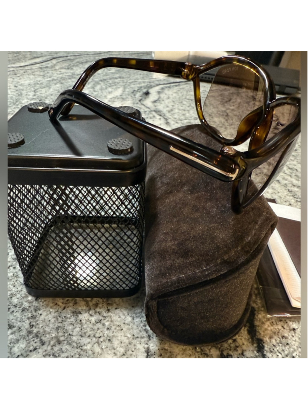 Tom Ford TF 1069 Brown Sunglasses - Picture 3 of 9